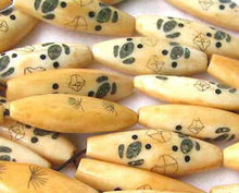Load image into Gallery viewer, Jump Frog Turquoise Inlaid Domestic Oxen Bone Bead 008627 - PremiumBead Alternate Image 2