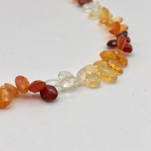 Load image into Gallery viewer, 26.75cts Untreated Mexican Fire Opal 7" Briolette Bead Strand | 6-8mm | 10230B - PremiumBead Alternate Image 6