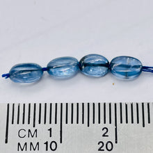Load image into Gallery viewer, 4 Beads of Rare Amazing Blue Kyanite Flat Oval Beads 4874