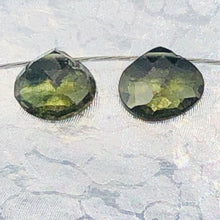Load image into Gallery viewer, Tourmaline Pair Faceted Briolette Gemstones | 6.5x8x3mm | Green Blue | 1 Pair |