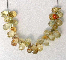Load image into Gallery viewer, 1 Natural Golden Yellow Zircon Faceted Briolette Bead 6942 - PremiumBead Alternate Image 5