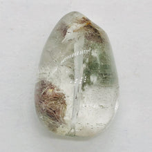 Load image into Gallery viewer, Lodalite Quartz Oval Pendant Bead | 27x24x14 mm | Clear Included | 1 Bead |