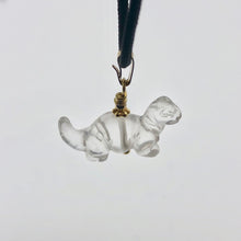 Load image into Gallery viewer, Diplodocus Dinosaur Quartz 14K Gold Filled Pendant 509259QZG - PremiumBead Alternate Image 5