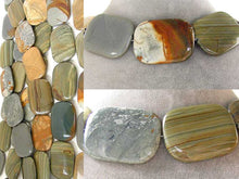 Load image into Gallery viewer, Huge Owyhee Jasper Rectangle Pendant Bead Strand 106204 - PremiumBead Alternate Image 4