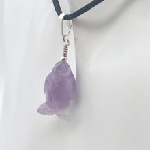 Load image into Gallery viewer, Darling! Amethyst Penguin Silver Silver Pendant 509273AMS - PremiumBead Alternate Image 4