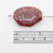 Load image into Gallery viewer, 1 Sugarplum Muscovite Faceted 26x19x8mm Oval Pendant Bead 8945