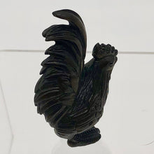Load image into Gallery viewer, Carved Rooster Dark Teak Ojime/Netsuke Bead - PremiumBead Alternate Image 2