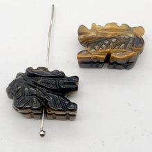 Load image into Gallery viewer, Powerful Tiger's Eye Carved Winged Dragon Figurine | 21x14x9mm | Golden Brown