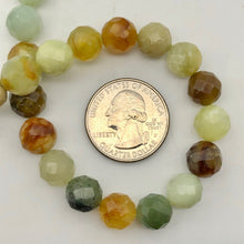 Load image into Gallery viewer, Mystical Fall Jade 10mm Faceted 20 Bead Half-Strand - PremiumBead Alternate Image 3