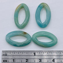 Load image into Gallery viewer, Amazonite Oval Picture Frame Beads 20x12x4mm 8 inch Strand 9368DHS