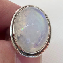 Load image into Gallery viewer, Rainbow Moonstone & Sterling Silver Ring (Size 7 3/4) 005849 - PremiumBead Primary Image 1