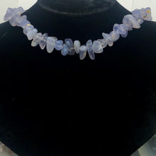 Load image into Gallery viewer, Oregon Holly Blue Chalcedony Agate 87 Grams Nugget Strand| 13x7 16x11 | 58 Bead|