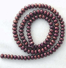 Load image into Gallery viewer, Red Cinnamon Freshwater Roundel Pearl Strand 109041 - PremiumBead Primary Image 1
