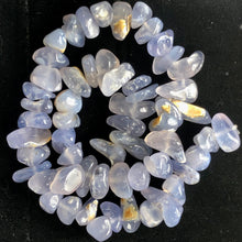 Load image into Gallery viewer, Oregon Holly Blue Chalcedony Agate 90 Grams Nugget|15X11X4 16x9x9 |Blue|57 Bead|