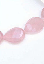 Load image into Gallery viewer, 2 Sparkle Twist Faceted Rose Quartz 23x17mm Pear Beads 8679 - PremiumBead Alternate Image 2