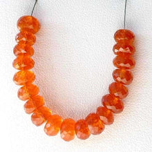 Load image into Gallery viewer, 1 AAA Spessarite Garnet 6-7mm Faceted Roundel Bead 7466 - PremiumBead Primary Image 1
