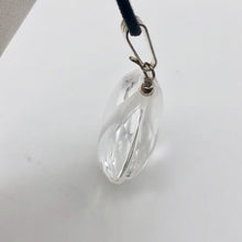 Load image into Gallery viewer, Artisan Created Faceted Wheel Quartz Sterling Silver Pendant 506657A - PremiumBead Alternate Image 2
