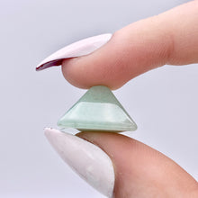 Load image into Gallery viewer, Shine 2 Hand Carved Aventurine Pyramid Beads, 17x17x11mm, Green 9289AV | 17x17x11mm | Green - PremiumBead Alternate Image 6