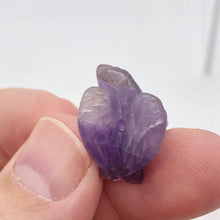 Load image into Gallery viewer, 2 Soaring Carved Amethyst Eagle Beads | 20.5x16x11.5mm | Purple/Grey - PremiumBead Alternate Image 5