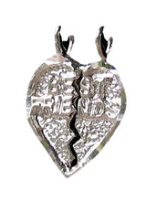 Load image into Gallery viewer, Sterling Silver Best Friends Heart Charm Pendant 9971E