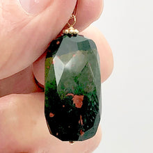 Load image into Gallery viewer, Hand Made Bloodstone Focal Pendant with 14K Gold Filled Findings | 1 1/2" Long