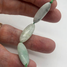 Load image into Gallery viewer, Rare! 3 Carved Natural Burmese Jade 30x11x7mm Beads | 30x11x7mm | multi-Hue - PremiumBead Alternate Image 6