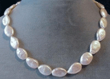 Load image into Gallery viewer, Oval/Teardrop 2 Creamy Freshwater Coin Pearls 4456 - PremiumBead Alternate Image 11
