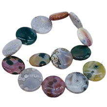 Load image into Gallery viewer, Ocean Jasper Graduated Round | 28x8 to 30x8 mm | Multi-color | 14 Beads