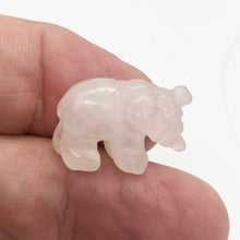 Load image into Gallery viewer, 2 Wild Hand Carved Rose Quartz Elephant Beads | 22x15x9mm | Pink