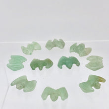 Load image into Gallery viewer, Spring 2 Hand Carved Aventurine Bat Beads | 21x16x5mm | Green - PremiumBead Alternate Image 8