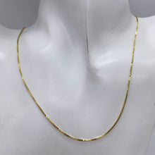 Load image into Gallery viewer, Box Chain Necklace Vermeil over Sterling Silver | 24" Long | Gold | 1 Necklace |
