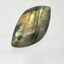 Load image into Gallery viewer, Labradorite Spectrolite Free Form Pendant Bead | 40x20x7mm | Golden Blue |