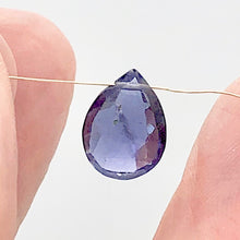 Load image into Gallery viewer, 3.3cts Indigo Iolite Faceted Teardrop Bead | 12x9mm |