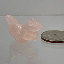 Load image into Gallery viewer, Charming 2 Rose Quartz Carved Squirrel Beads | 22x15x10mm | Pink
