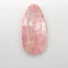 Load image into Gallery viewer, Natural Lacy Pink Rhodochrosite Pendant Bead | 60x30mm| Pink | Teardrop | 1 Bd |