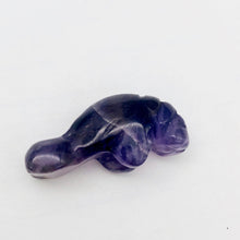 Load image into Gallery viewer, Grace Carved Amethyst Manatee Bead Figurine | 27x10x12mm | Purple - PremiumBead Primary Image 1
