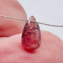 Load image into Gallery viewer, Sapphire, Faceted Padparadscha 2.1ct Briolette | 10x6x4mm | Orange | 1 Bead |