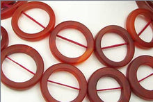 Load image into Gallery viewer, So Hot! 1 Carnelian Agate 30mm Picture Frame Bead 9581 - PremiumBead Primary Image 1