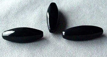 Load image into Gallery viewer, Rare Natural Onyx 4-Sided Rice Bead Strand 104650 - PremiumBead Alternate Image 5