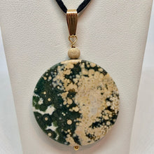 Load image into Gallery viewer, Jelly Fish! Ocean Jasper Druzy & 14Kgf Pendant 510561CG - PremiumBead Alternate Image 2