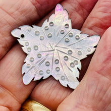 Load image into Gallery viewer, 1 Tahitian Mother of Pearl Carved Starfish Bead 9708