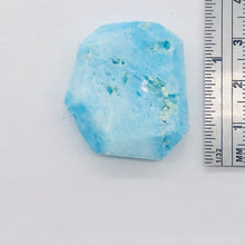 Load image into Gallery viewer, 69cts Natural Hemimorphite Druzy Pendant Bead | Blue | 31x28x7mm | 1 Bead |