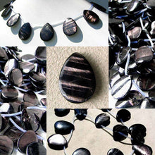 Load image into Gallery viewer, Sexy Shimmer Hypersthene 25x18mm Briolette Bead Strand for Jewelry Making 107424 - PremiumBead Primary Image 1