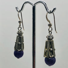Load image into Gallery viewer, Sugilite Sterling Silver Drop Earrings | 1 1/2" Long | Purple | 1 Pair |