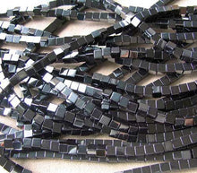 Load image into Gallery viewer, Metallic 49 Hematite 4x4x4mm Cube Beads 8 inch Strand 007570HS - PremiumBead Alternate Image 2