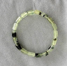 Load image into Gallery viewer, Beautiful Druzy Green Prehnite Bead 7.25&quot; Gemstone Bracelet - PremiumBead Primary Image 1
