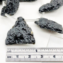Load image into Gallery viewer, Tektite Natural Pendant Bead Strand 40x18x10 to 35x10x8mm | 20 Beads |