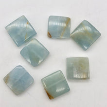 Load image into Gallery viewer, 2 Unique Aquamarine Square Pendant Beads | 15x15x4mm | Blue | 2 Bead | 008145 - PremiumBead Alternate Image 7