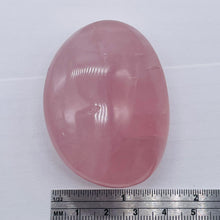 Load image into Gallery viewer, Rose Quartz Oval Meditation Worry Stone | 55x43x26 mm | Pink | 1 Stone }