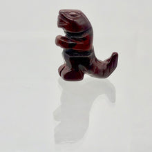 Load image into Gallery viewer, Brecciated Jasper Tyrannosaurus Rex Figurine/Worry | 21x18.5x8mm | Red
